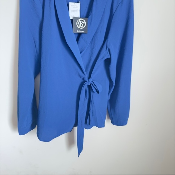 Bobeau Women’s Adult Casual Wrap Long Sleeve Blue Top Jacket XL(Brand New) - Picture 5 of 7